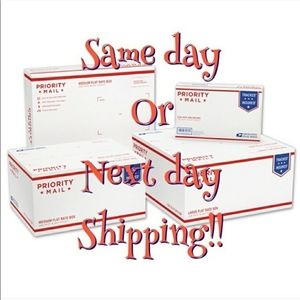 SAME DAY OR NEXT DAY SHIPPING